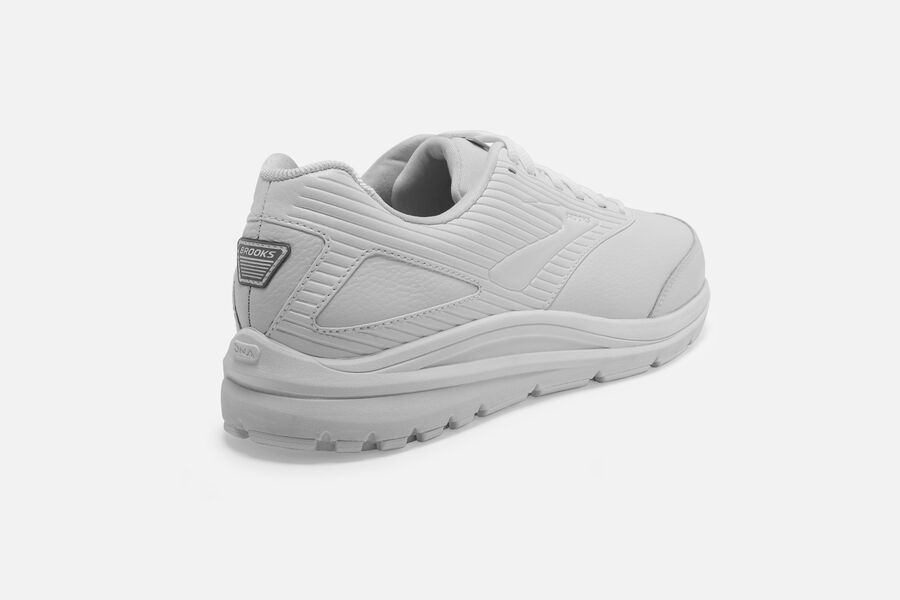 Brooks Running Shoes Mens White - Addiction Walker 2 - 0631-TFAHW